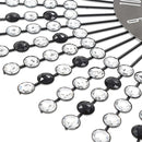 vidaXL fekete fém falióra 43 cm