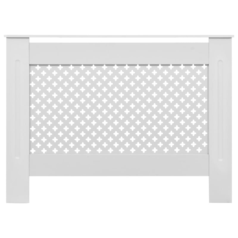 vidaXL fehér MDF radiátorburkolat 112 x 19 x 81,5 cm