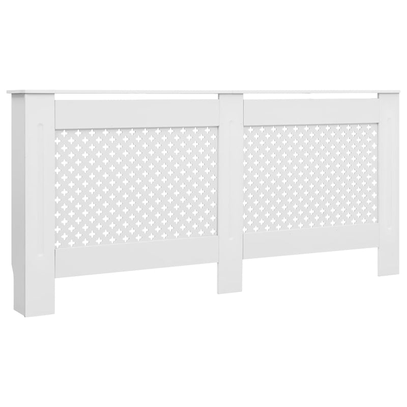 vidaXL fehér MDF radiátorburkolat 172 x 19 x 81,5 cm