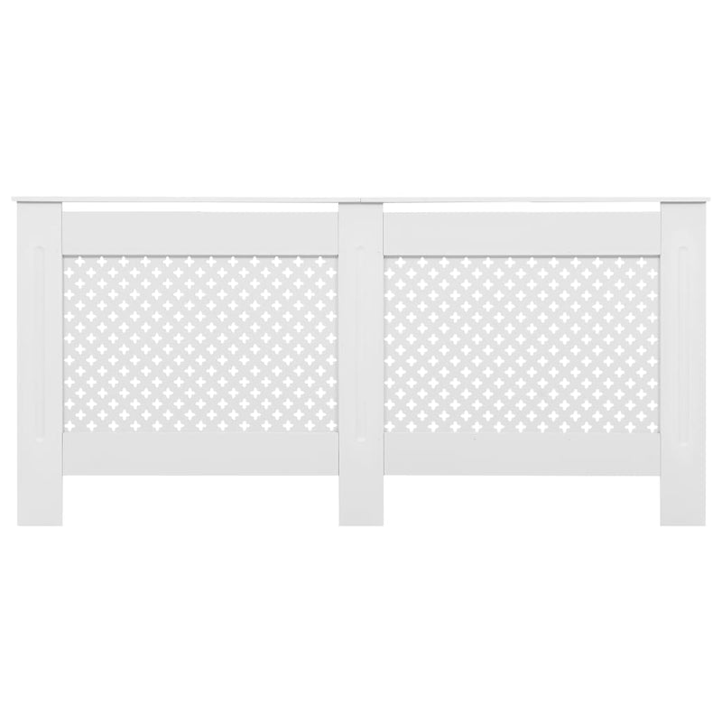 vidaXL fehér MDF radiátorburkolat 172 x 19 x 81,5 cm