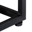 vidaXL tömör újrahasznosított fa és acél éjjeliszekrény 40x30x50 cm