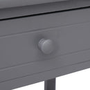 vidaXL szürke császárfa éjjeliszekrény 40 x 29 x 42 cm
