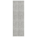 vidaXL betonszürke szerelt fa irodaszekrény 60 x 32 x 190 cm