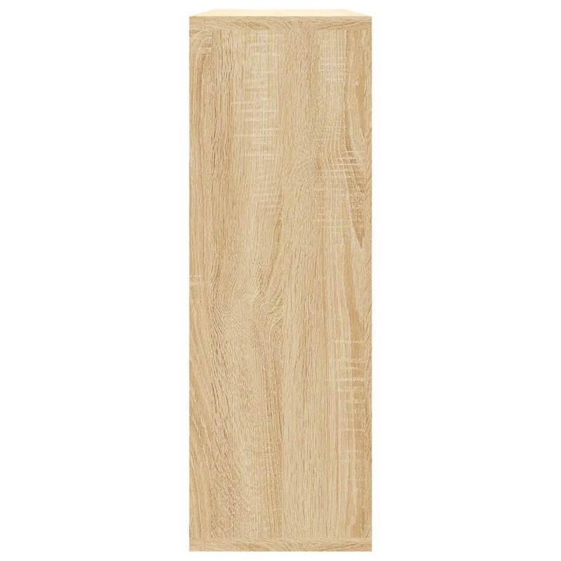 vidaXL sonoma tölgy szerelt fa fali polc 104 x 20 x 58,5 cm