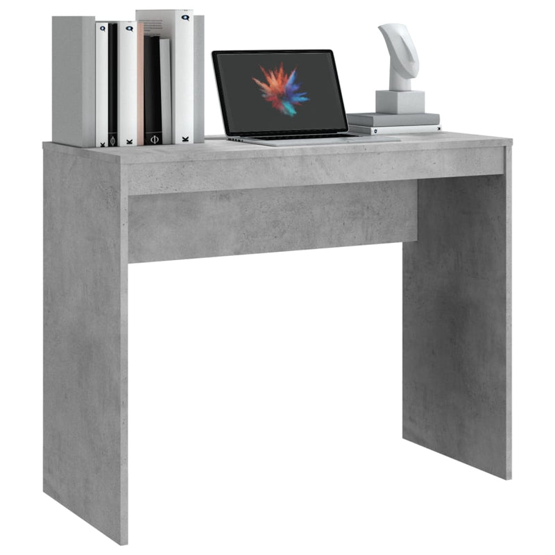 vidaXL betonszürke szerelt fa íróasztal 90 x 40 x 72 cm