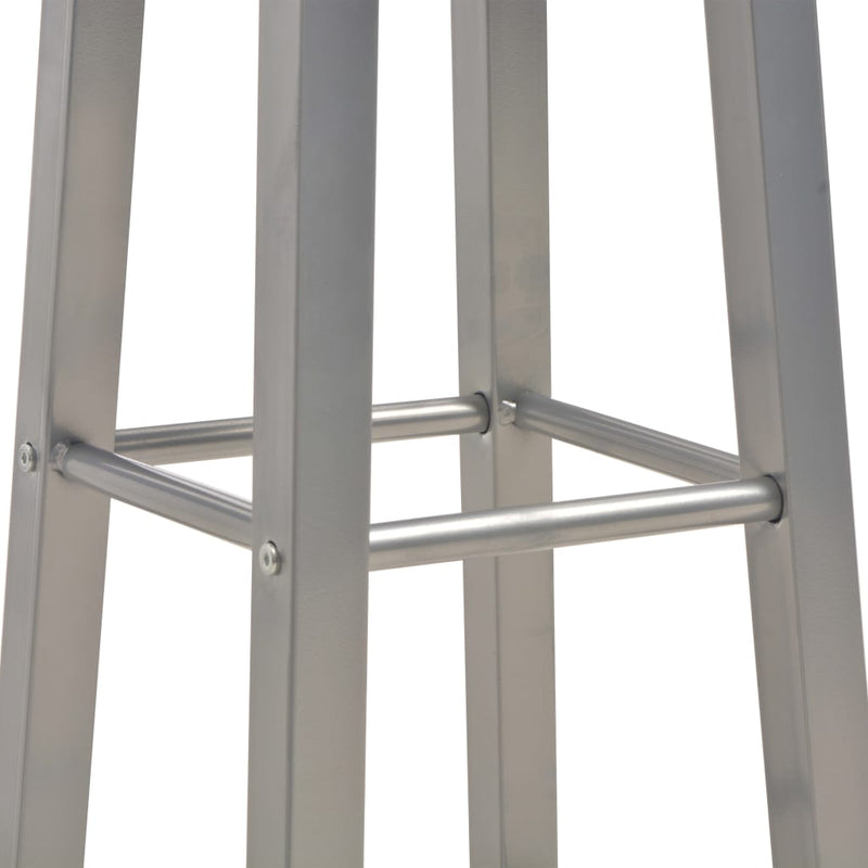 vidaXL 2 db antracitszürke MDF bárszék