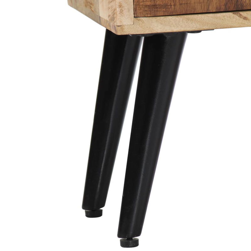 vidaXL tömör mangófa tálalószekrény 118 x 30 x 62 cm