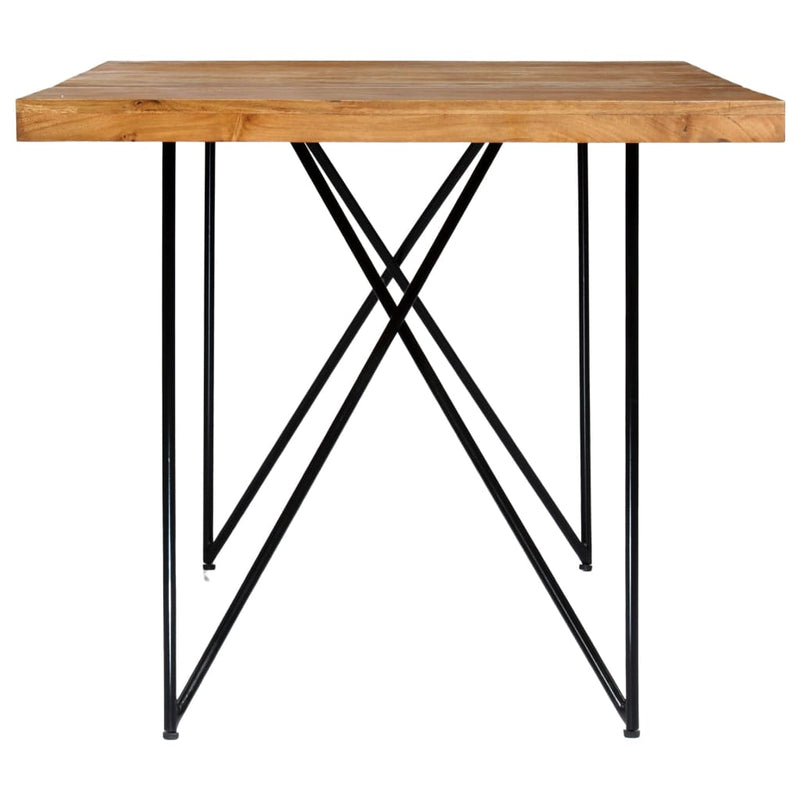 vidaXL tömör akácfa étkezőasztal 180 x 90 x 76 cm