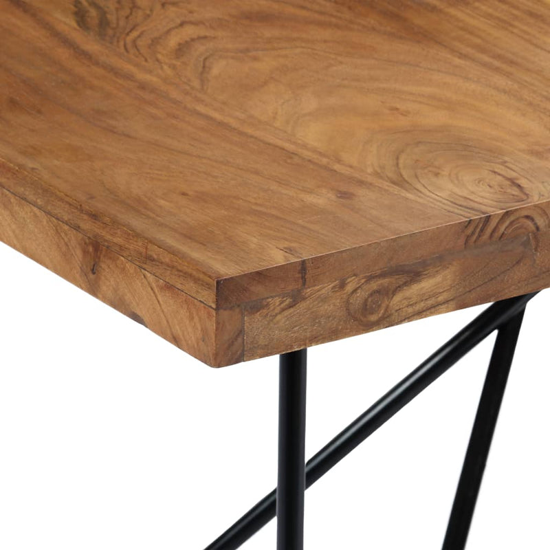 vidaXL tömör akácfa étkezőasztal 180 x 90 x 76 cm