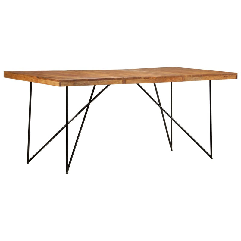 vidaXL tömör akácfa étkezőasztal 180 x 90 x 76 cm