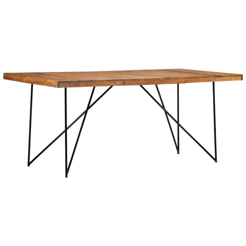 vidaXL tömör akácfa étkezőasztal 180 x 90 x 76 cm