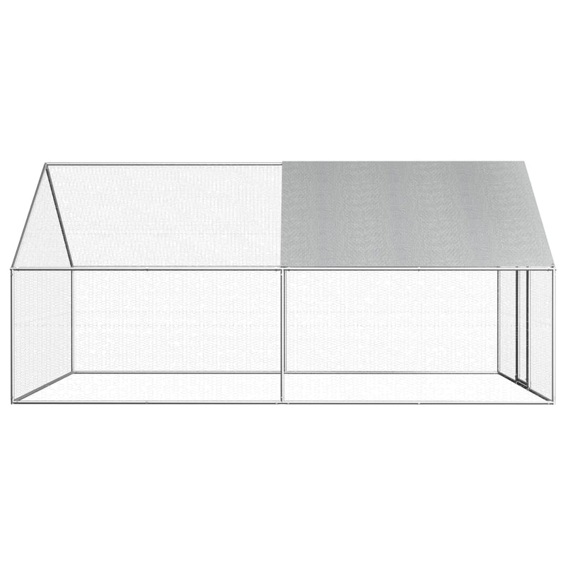 vidaXL kültéri horganyzott acél tyúkól 2,75 x 4 x 1,92 m