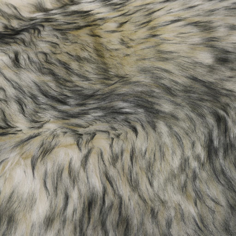 vidaXL sötétszürke melanzsszínű báránybőr szőnyeg 60 x 90 cm