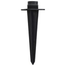 vidaXL műanyag kerti aljzat szürkület-érzékelővel