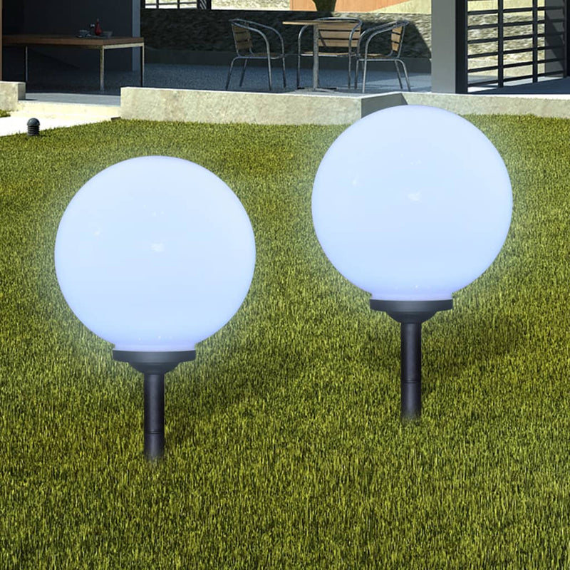 vidaXL 4 db kültéri gyalogjáró LED-lámpa cölöppel 30 cm