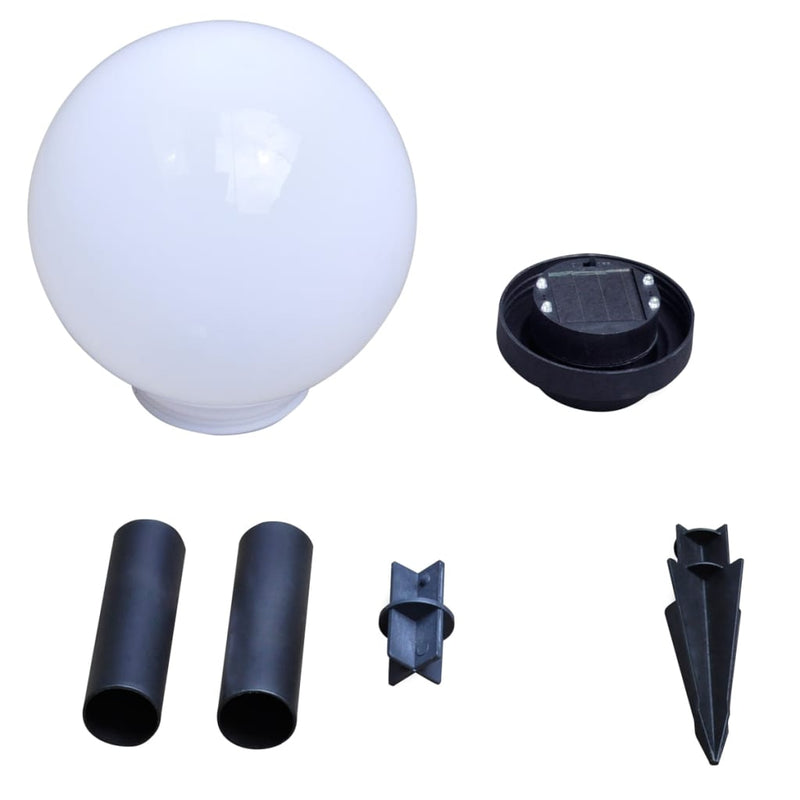 vidaXL 4 db kültéri gyalogjáró LED-lámpa cölöppel 30 cm