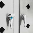 vidaXL rozsdamentes acél tároló két gurítható szemeteskukához 240 L