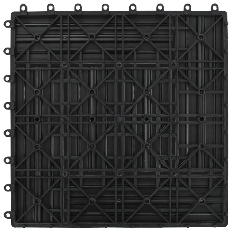 vidaXL 22 db (2 m2) szürke WPC teraszburkoló lap 30 x 30 cm