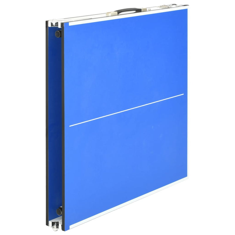 vidaXL kék pingpongasztal hálóval 152 x 76 x 66 cm