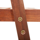 vidaXL 3 db tömör akácfa kültéri étkezőszék