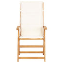 vidaXL 2 db barna tömör akácfa dönthető kerti szék