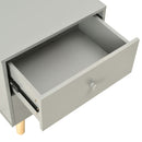 vidaXL 2 darab szürke tömör fenyőfa éjjeliszekrény  40 x 30 x 50 cm