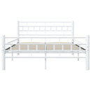 vidaXL fehér fém ágykeret 140 x 200 cm