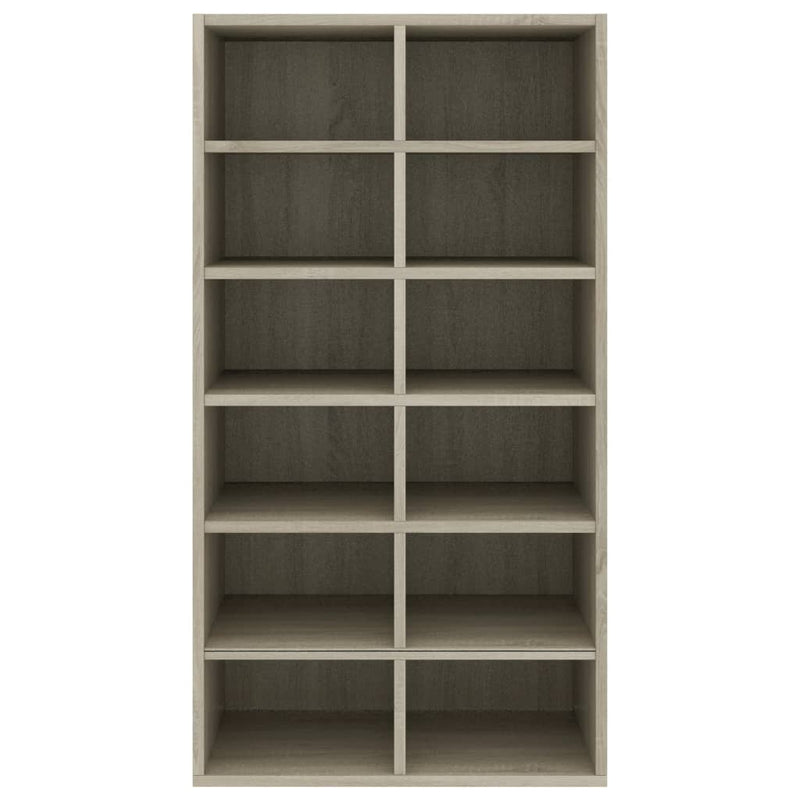 vidaXL sonoma tölgy színű szerelt fa cipőtartó 54 x 34 x 100,5 cm