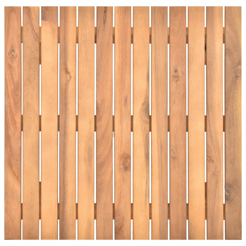 vidaXL tömör akácfa kerti dohányzóasztal 60 x 60 x 36 cm