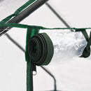 vidaXL melegház 8 polccal 143 x 143 x 195 cm