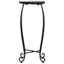 vidaXL 3 db fekete és fehér kerámia mozaik asztal