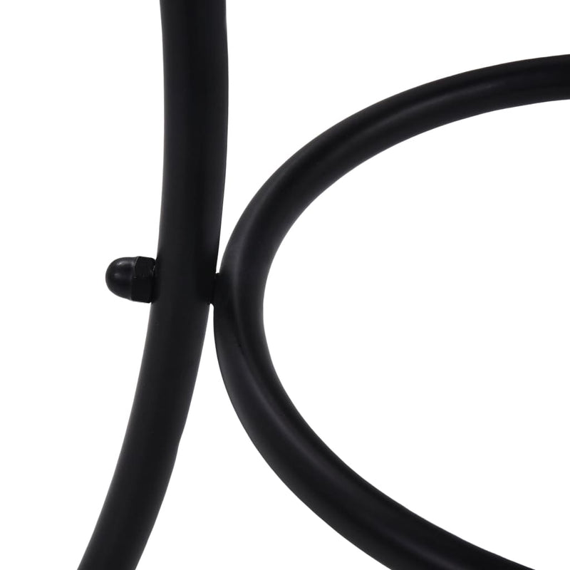 vidaXL terrakotta és fehér kerámia mozaikos bisztróasztal 60 cm