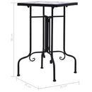 vidaXL kék és fehér kerámia mozaik kisasztal