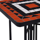 vidaXL terrakotta és fehér kerámia mozaik kisasztal