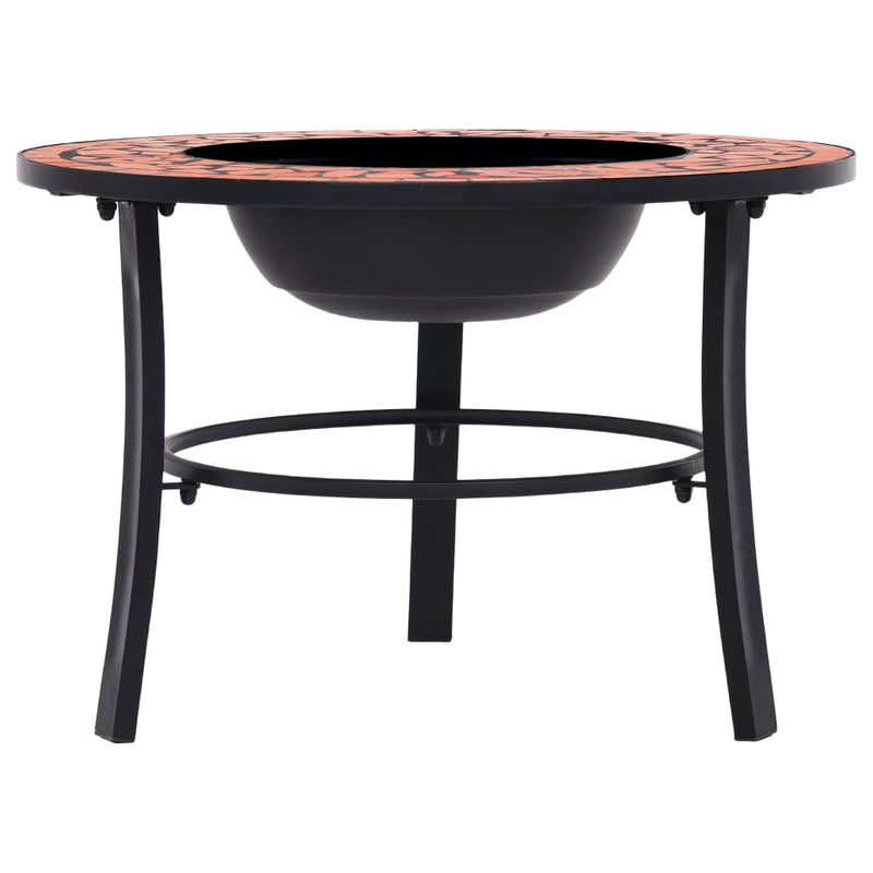 vidaXL terrakotta kerámia mozaik tűztál 68 cm