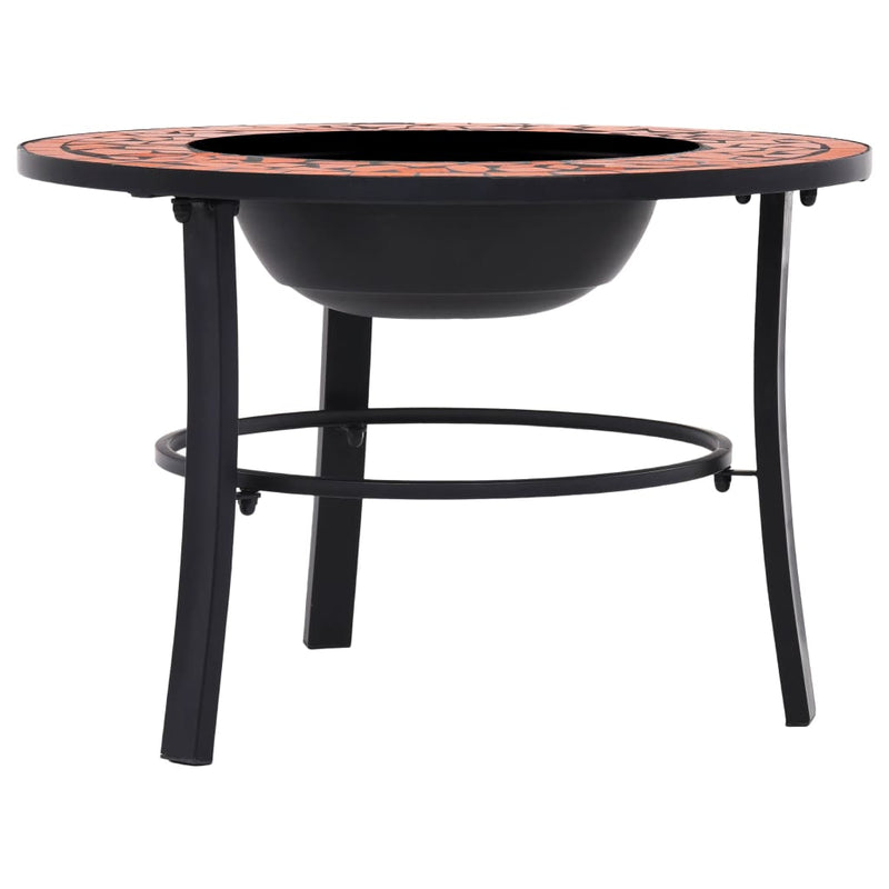 vidaXL terrakotta kerámia mozaik tűztál 68 cm