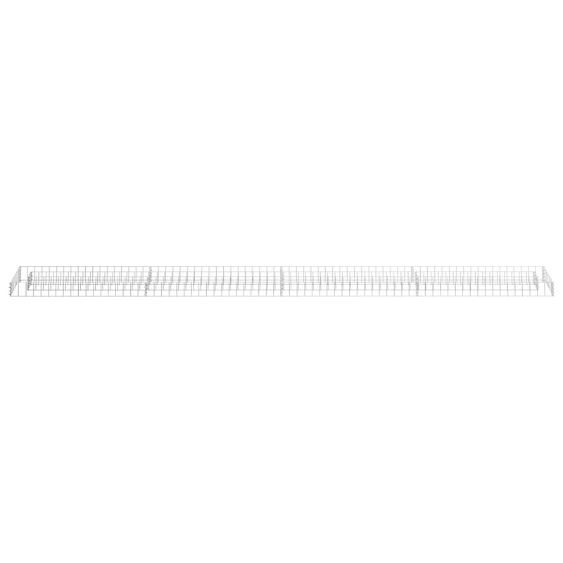 vidaXL horganyzott acél gabion magaságyás 360 x 30 x 10 cm
