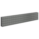 vidaXL horganyzott acél gabion magaságyás 450 x 30 x 90 cm