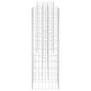 vidaXL H alakú acéldrót virágtartó gabion 260 x 40 x 120 cm