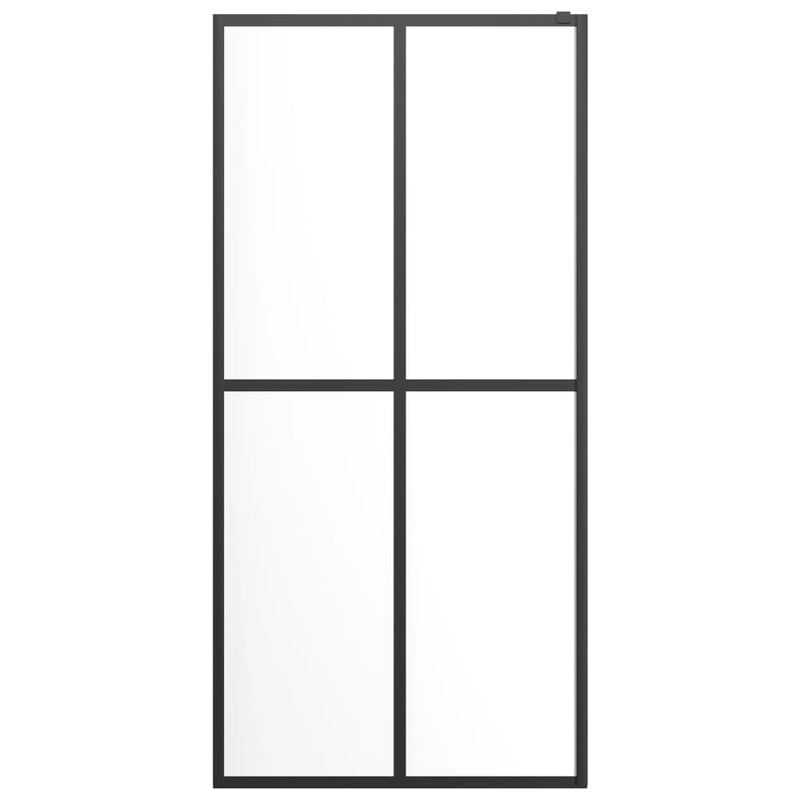 vidaXL átlátszó edzett üveg zuhanyfal 118 x 190 cm