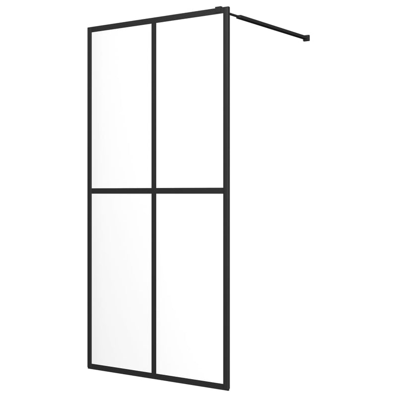 vidaXL átlátszó edzett üveg zuhanyfal 140 x 195 cm