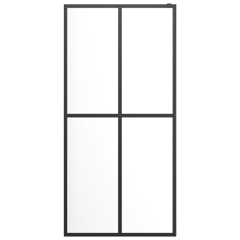 vidaXL átlátszó edzett üveg zuhanyfal 140 x 195 cm