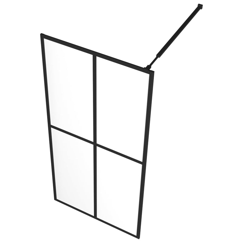 vidaXL átlátszó edzett üveg zuhanyfal 140 x 195 cm