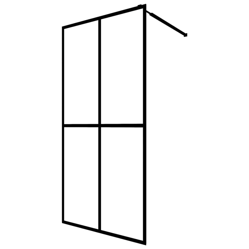 vidaXL homályosított edzett üveg zuhanyfal 140 x 195 cm