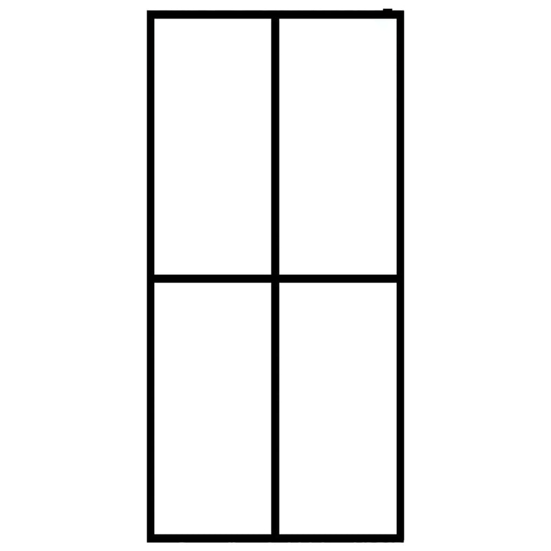 vidaXL homályosított edzett üveg zuhanyfal 140 x 195 cm