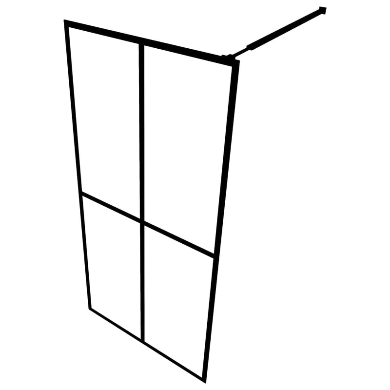 vidaXL homályosított edzett üveg zuhanyfal 140 x 195 cm