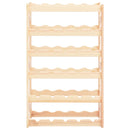 vidaXL fenyőfa bortartó állvány 30 palackhoz