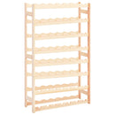 vidaXL fenyőfa bortartó állvány 56 palackhoz