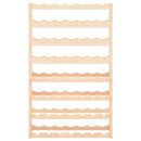 vidaXL fenyőfa bortartó állvány 56 palackhoz