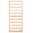 vidaXL tömör fenyőfa bortartó állvány 77 palackhoz